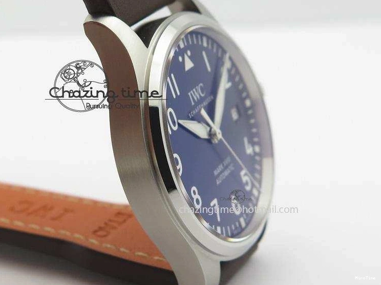 MIROTIME 0310 Mark XVIII Le Petit Prince IW327004 SS Mk Maker Best Edition Blue Dial On Brown Leather Strap A TimelessDesign 7296